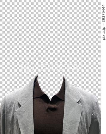 Male ID photo, photo composite, upper body, nuki 89379444