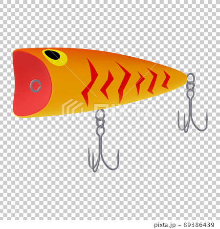 Illustration material of fishing tackle lure - Stock Illustration  [89386439] - PIXTA