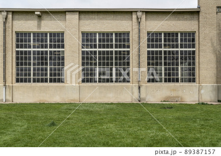 industrial brick building with large windows 89387157