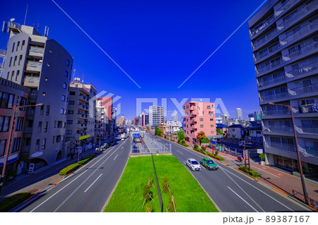 山手通りの交通　目白、椎名町、池袋間【交通イメージ】 89387167