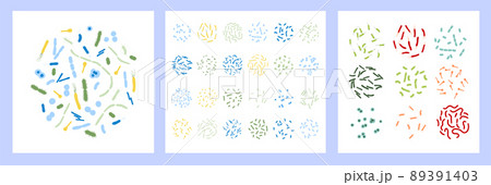 Probiotics set concept 89391403