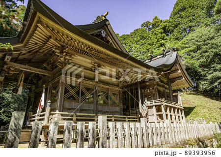 粟鹿神社　社殿　兵庫県朝来市 89393956
