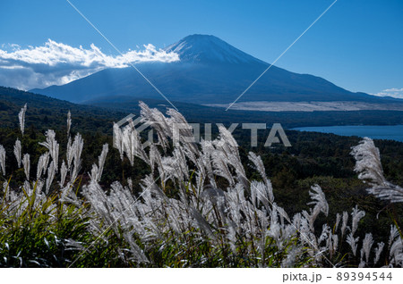 山中湖のパノラマ台からの富士山 山中湖のパノラマ台からの富士山 89394544