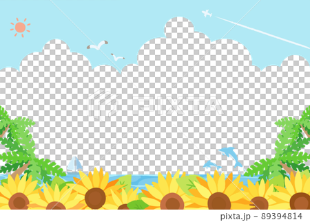 Hand-drawn illustration of the refreshing summer sea 89394814