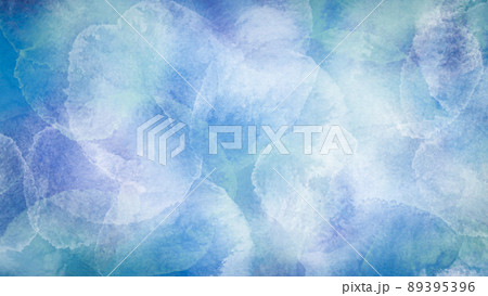 抽象的　水墨画　テクスチャ 89395396
