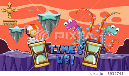 Game template with space theme Game template with space theme 89397454