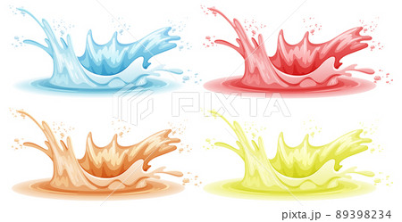 A water splash on white background A water splash on white background 89398234