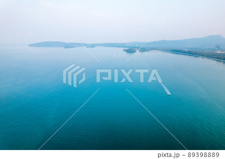 bay beach and sea in the morning in the tropics 89398889