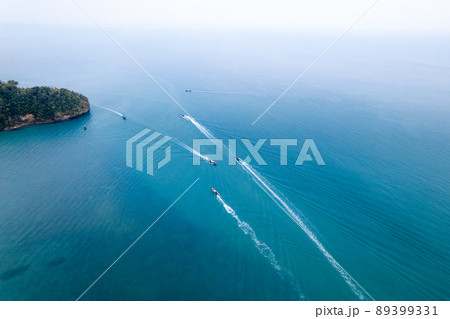 in the blue sea from above in the blue sea from above 89399331