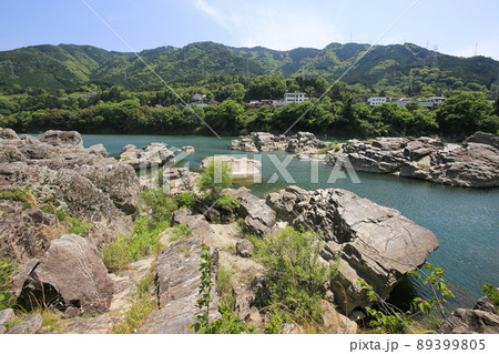 徳島県東みよし町 美濃田の淵 徳島県東みよし町 美濃田の淵 89399805