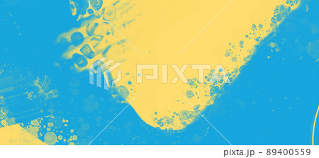 Abstract Blue Yellow paint Background. Vector illustration design 89400559