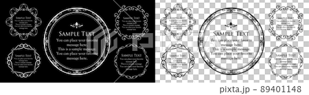 Luxury frame design card design antique luxury vintage 89401148