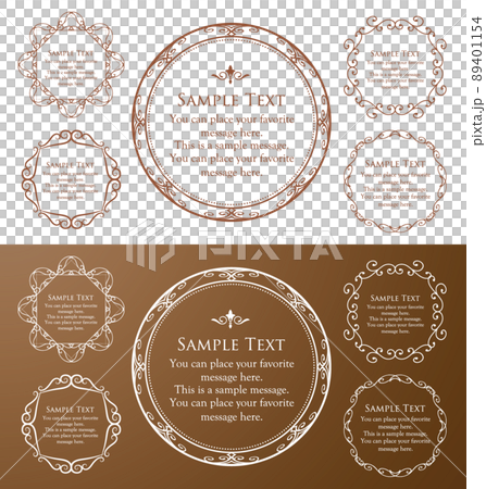 Luxury frame design card design antique luxury vintage Luxury frame design card design antique luxury vintage 89401154