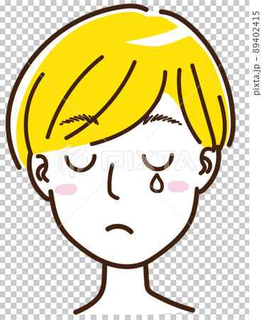 Female Male Neutral Face Facial Expression Sad Tears Crying Shortcut Short Hair Blonde Foreigner Female Male Neutral Face Facial Expression Sad Tears Crying Shortcut Short Hair Blonde Foreigner 89402415