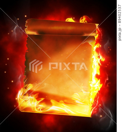 burning blank papyrus 89402537