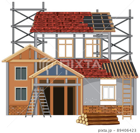 House construction site concept 89406423
