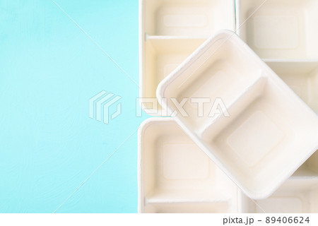 Biodegradable bowl, Eco friendly and sustainability concept 89406624