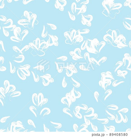Pastel Floral Brush strokes Seamless Pattern Background 89408580