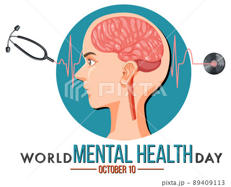 Poster design for world mental health day 89409113