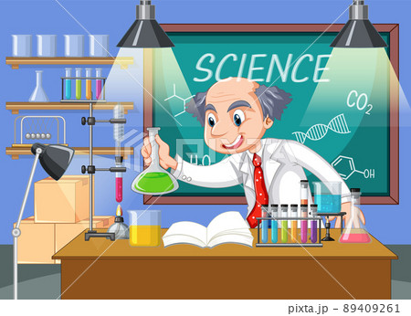 A scientist experiment in the lab A scientist experiment in the lab 89409261