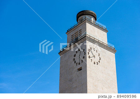 Clock Tower of the Fascist Revolution in Brescia Downtown - Lombardy Italy 89409596