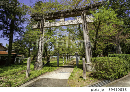 出石神社　一の鳥居　兵庫県豊岡市 89410858