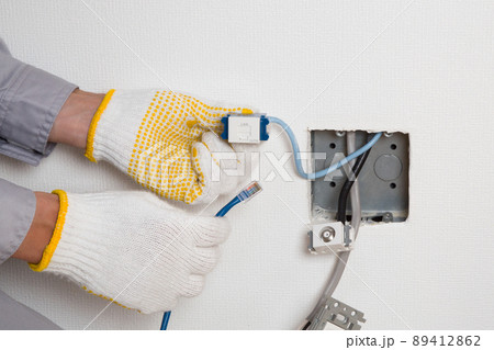 LANコンセント工事　有線LAN配線工事 89412862