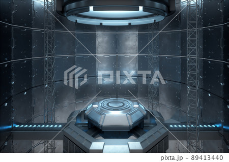 3D rendering of technology booth 3D rendering of technology booth 89413440