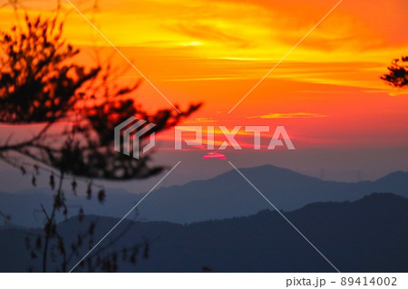 高野山の夕陽#4 高野山の夕陽#4 89414002