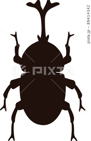 夏 カブトムシ 虫 昆虫 シルエット 切り絵 影絵 シンプル イラスト素材 夏 カブトムシ 虫 昆虫 シルエット 切り絵 影絵 シンプル イラスト素材 89414342