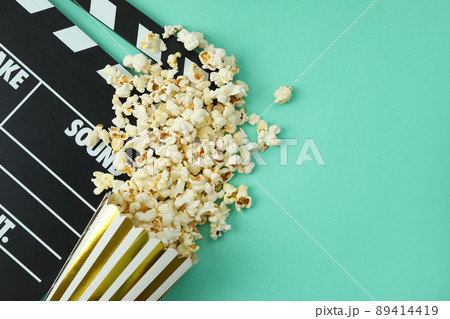 Concept of cinema food 89414419
