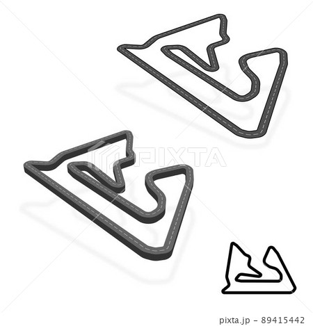 Wind rock circuit isometric perspective 89415442
