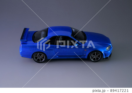 日産 スカイライン GT-R Vスペック(R34)ベイサイドブルー プラモデル 1/24スケール 日産 スカイライン GT-R Vスペック(R34)ベイサイドブルー プラモデル 1/24スケール 89417221