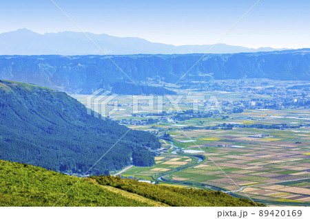 大観峰と阿蘇山 大観峰と阿蘇山 89420169