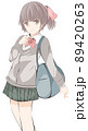 女の子　女子高生 89420263