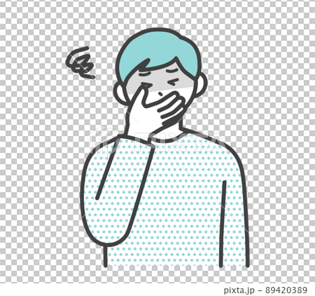 吐き気を催す男性のイラスト素材のイラスト素材 [89420389] - PIXTA