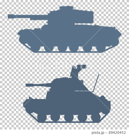 Cross-section illustration of a tank belonging to the Army used in the war 89420452
