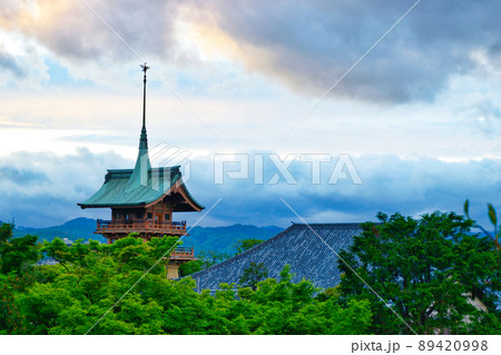 京都の銅閣寺 大雲院 祇園閣 京都の銅閣寺 大雲院 祇園閣 89420998