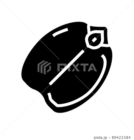 chickpea seed glyph icon vector illustration chickpea seed glyph icon vector illustration 89422384
