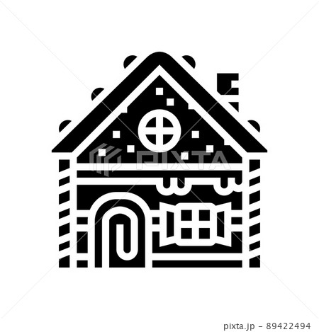 gingerbread house glyph icon vector illustration gingerbread house glyph icon vector illustration 89422494