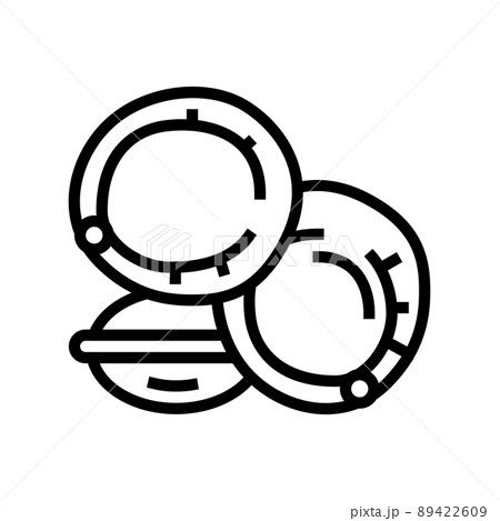amaranth seed line icon vector illustration 89422609