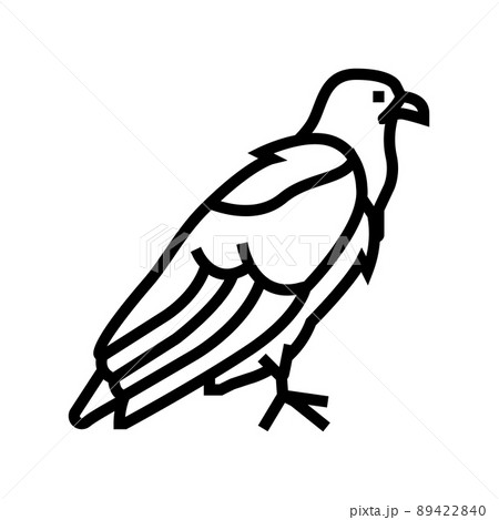 eagle bird line icon vector illustration eagle bird line icon vector illustration 89422840