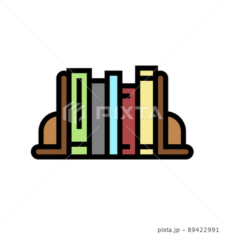 bookends decoration color icon vector illustration bookends decoration color icon vector illustration 89422991