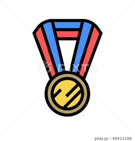 gold medal color icon vector illustration gold medal color icon vector illustration 89423188