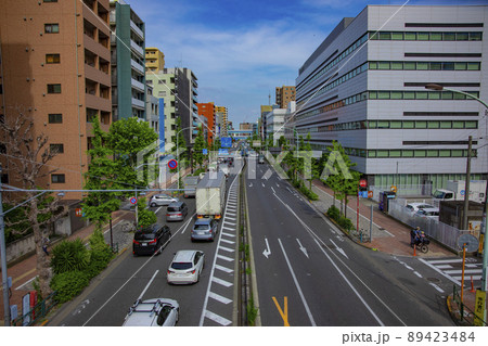 環八通りの交通　蒲田周辺の都市景観【交通イメージ】 89423484