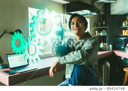 イケメン男性ポートレート イケメン男性ポートレート 89424748