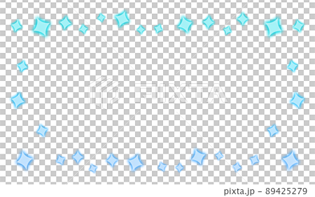 Glitter effect frame (light blue) Glitter effect frame (light blue) 89425279