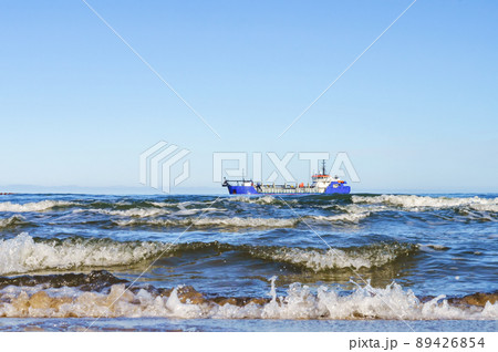 A vessel for deepening and cleaning water bodies. Dredging vessel technical fleet. A vessel for deepening and cleaning water bodies. Dredging vessel technical fleet. 89426854