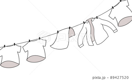 洗濯物　干し 89427520