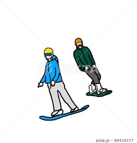 ペアのスノーボーダー 89429377